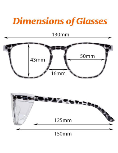 Gafas de Seguridad Antivaho BOBLUEON con Filtro Luz Azul