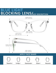 Gafas bloqueadoras de luz azul Oilway para hombres y mujeres 2