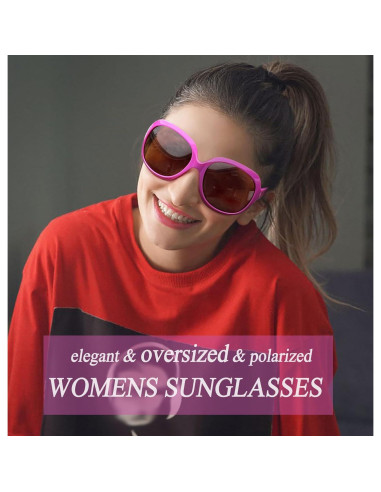 Gafas de sol grandes Joopin UV400 polarizadas para mujeres