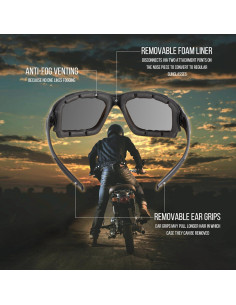 Gafas de sol envolventes WYND Blocker para deportes extremos 2