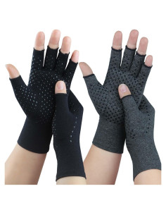 Guantes de Compresión Tiny Chou para Artritis - 2 Pares