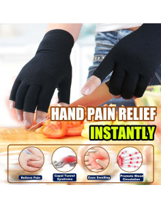 Guantes de Compresión Tiny Chou para Artritis - 2 Pares 2