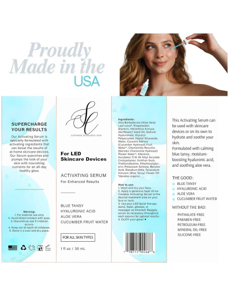 Potenciador de Terapia de Luz Roja BLW 120ml Hidratante