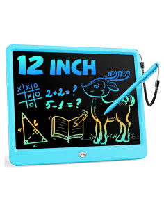 Bravokids Tableta de Escritura LCD 30.5 cm Azul para Niños
