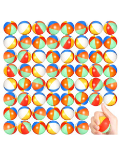 60 Pelotas de Estrés de Playa Oleitodh 6.35 cm Arcoíris