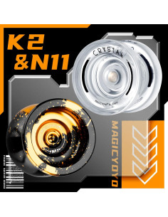 Yoyo Doble Función MAGICYOYO N11 y K2 Cristal Blanco 2