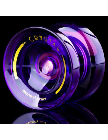 Paquete de 3 Yoyos K2 Crystal + 18 Cuerdas + Herramienta