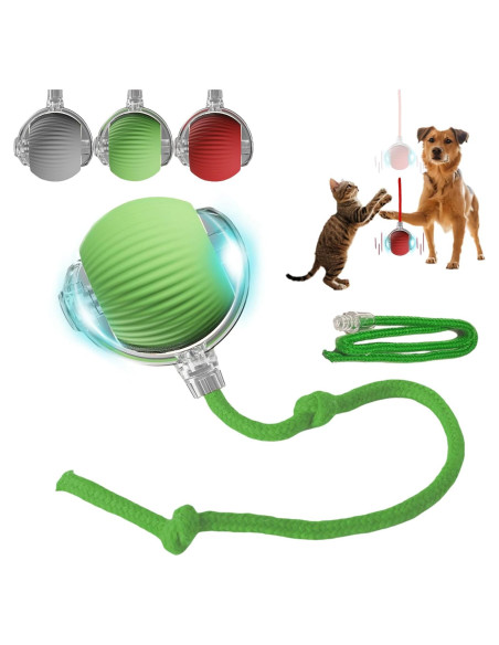Bola Interactiva para Mascotas XinHai, Juguete Automático Verde Bola Interactiva para Mascotas XinHai, Juguete Automático Verde