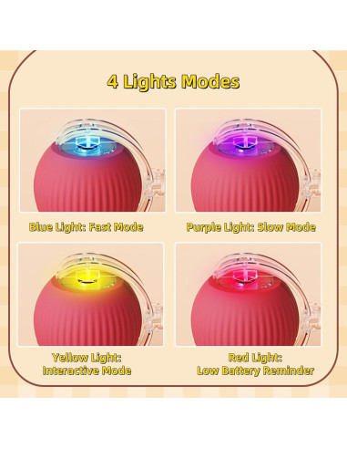 Bola Interactiva para Mascotas XinHai, Juguete Automático Verde