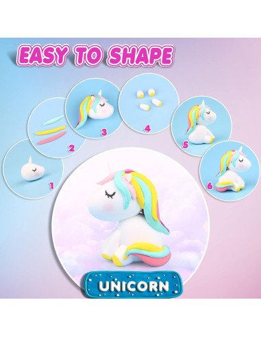 Arcilla Secada al Aire ESSENSON 60 Colores para Niños