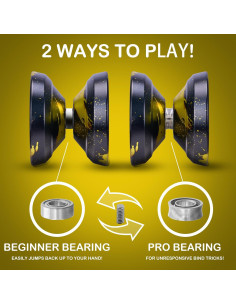 Yoyo Profesional FETESNICE LY001 Metal Responsivo 5.99cm 2