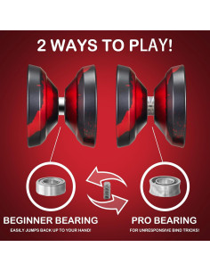 Yoyo Profesional FETESNICE LY001 Metal Responsivo 6cm 2