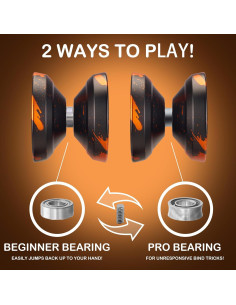 Yoyo Profesional FETESNICE LY001 Metal para Todos los Niveles 2