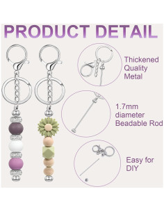 Llaveros personalizables en blanco 20 pcs - L-001 2