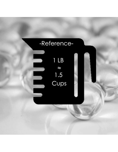 Llenadores de Jarrón CYS EXCEL 1" Vidrio Claro 18-25 Piezas