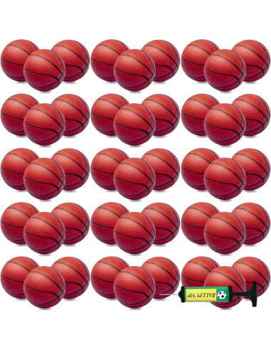 30 Balones de Baloncesto Inflables 7" PVC Oleitodh