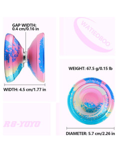 Yoyo WATIEOBOO R8 Profesional Doble Función con Accesorios 2