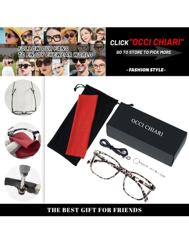 Gafas de Lectura OCCI CHIARI 6.0x Anchas para Hombres