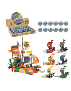 12 Huevos de Pascua JGM con Juguetes de Barco 6 en 1