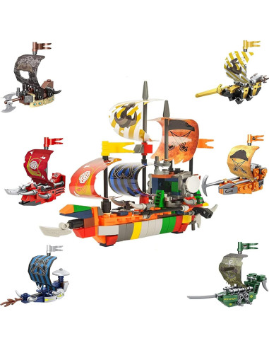 12 Huevos de Pascua JGM con Juguetes de Barco 6 en 1