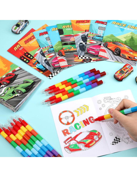 BenLouis 24 Libros de Colorear Autos de Carreras para Niños