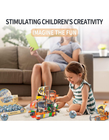 12 Huevos de Pascua JGM con Juguetes de Barco 6 en 1