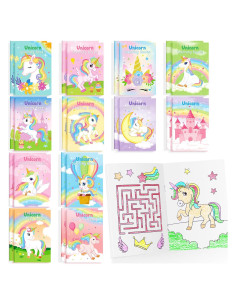 BenLouis 24 Libros de Colorear Unicornio para Niños