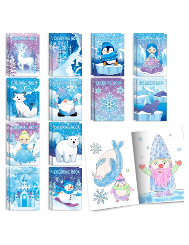 BenLouis 24 Libros de Colorear Congelados para Niños