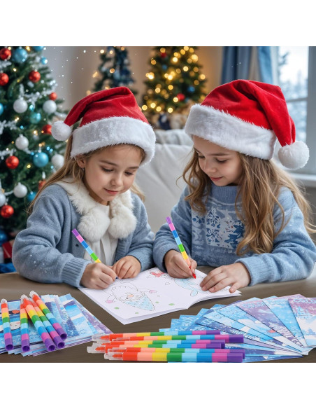 BenLouis 24 Libros de Colorear Congelados para Niños