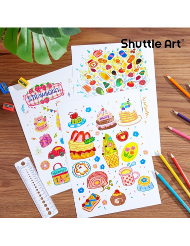 Lápices de Colores Shuttle Art 360 Piezas Multicolor