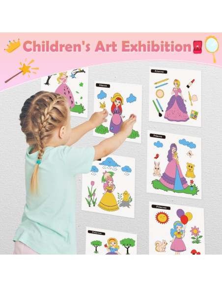 Libro para Pintar con Agua Princesa YMluky 20 Páginas