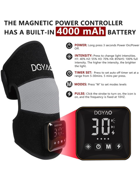 Terapia de Luz Roja Inalámbrica TIAXU para Alivio de Dolor Terapia de Luz Roja Inalámbrica TIAXU para Alivio de Dolor