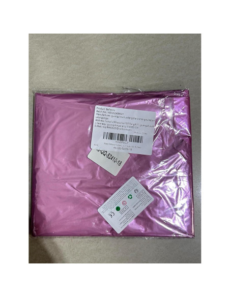 Globo de Número 0 Rosa Claro 101.6 cm para Fiesta