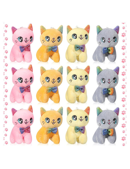 Juguete de Peluche Mini Animales Chalyna 12 Pcs 10 cm
