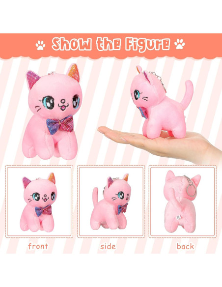 Juguete de Peluche Mini Animales Chalyna 12 Pcs 10 cm