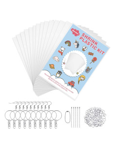 Kit de Manualidades Warckon 137 Piezas - Hoja Encogible 20x14.5cm