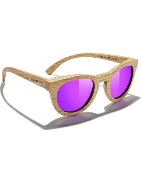 Gafas de sol polarizadas MERRY'S vintage 48mm púrpura