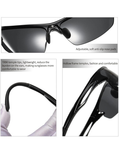 Gafas de sol deportivas Joopin UV400 polarizadas unisex