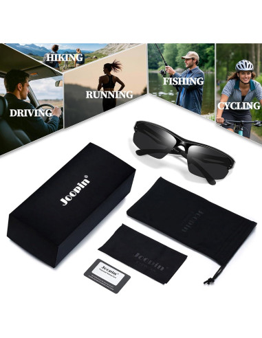 Gafas de sol deportivas Joopin UV400 polarizadas unisex