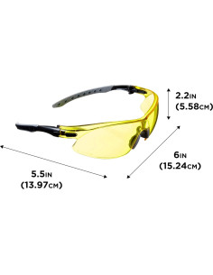 Gafas de Seguridad Allen Company Keen - Lentes Claros y Amarillos 2