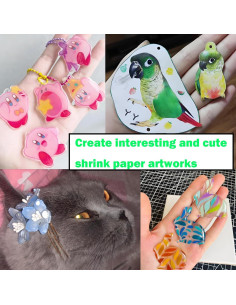 Hojas de Plástico Retráctil Xmfdty 36 Piezas 20x14.5 cm 2