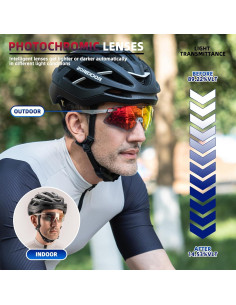 Gafas de Ciclismo ROCKBROS Fotoquímicas TR90 para Hombres 2