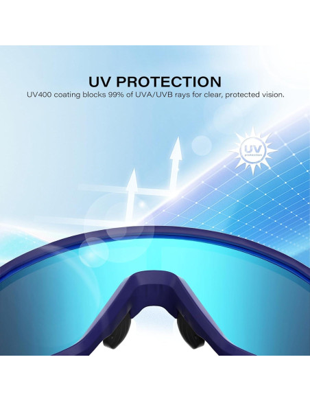 Gafas de sol deportivas WGKVP 5051 UV400 polarizadas