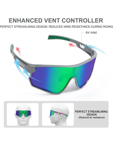 Gafas de Ciclismo TOP VISION EX-9400 Polarizadas UV400