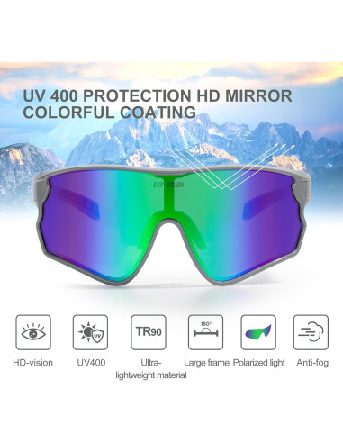 Gafas de Ciclismo TOP VISION EX-9400 Polarizadas UV400