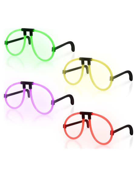 Gafas de Aviador Brillantes Windy City - Paquete de 50