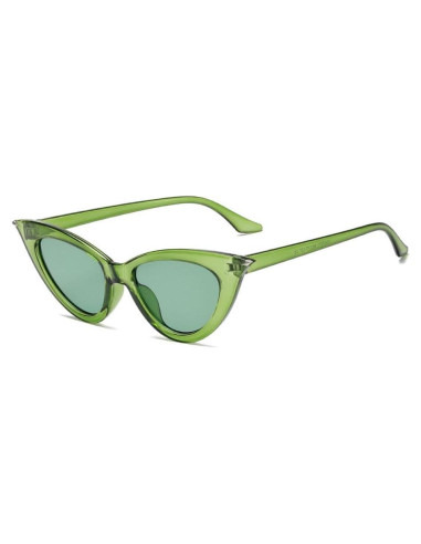 Gafas de sol OZPYKAE ojo de gato verde oliva para mujeres