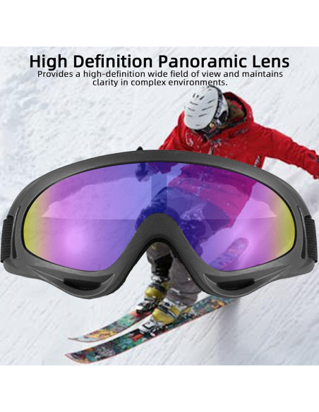 Gafas de Motocicleta YISUGOOC 5 Pares UV Protección