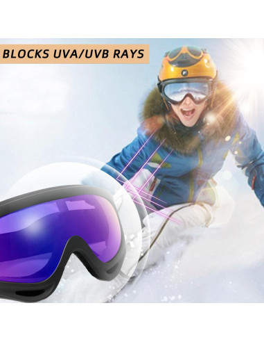 Gafas de Motocicleta YISUGOOC 5 Pares UV Protección