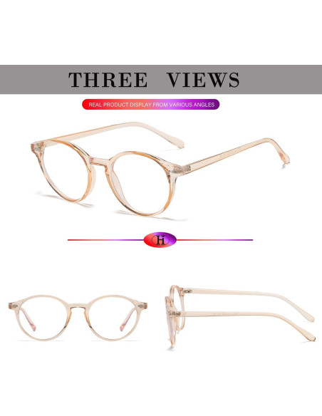 Gafas Vintage HJSTES Bloqueo Luz Azul Unisex 52mm